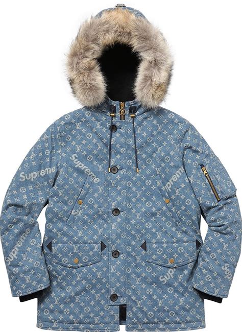 louis vuitton supreme denim parka replica reddit|supreme x louis vuitton hoodie.